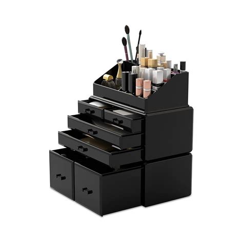 opaque makeup organizer.